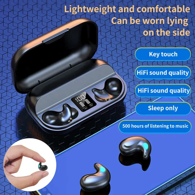 TWS X57 Mini Bluetooth 5.3 Headphone HIFI Stereo Earbuds Sports Waterproof LED Digital Display Headset With Mic