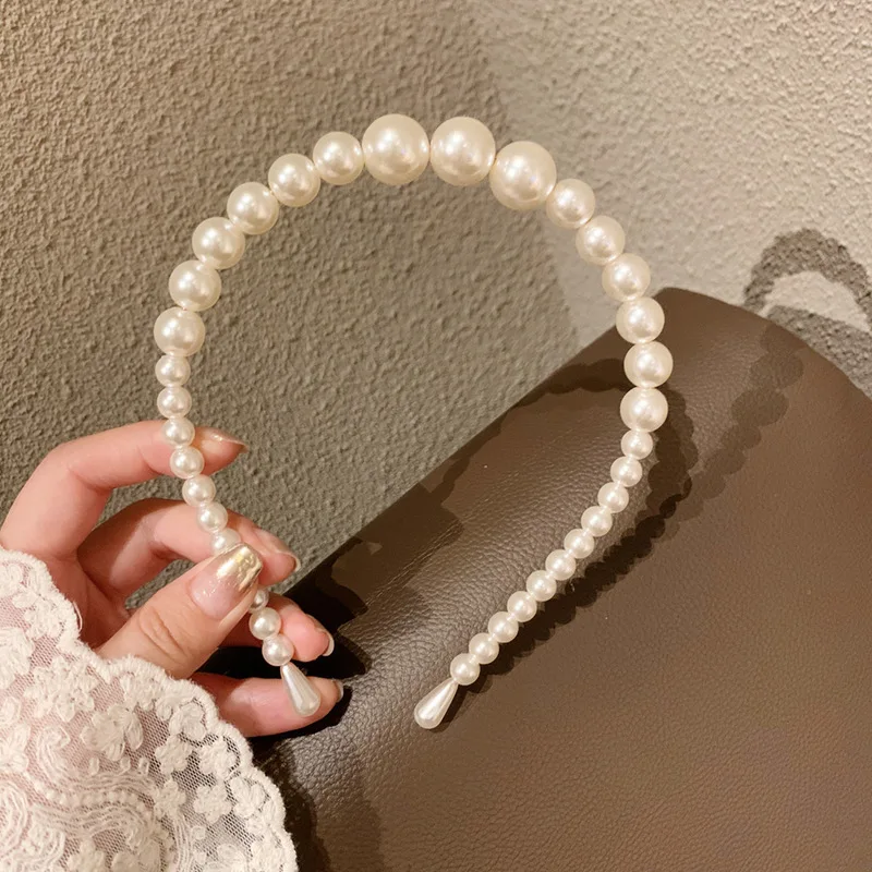 3Pcs Set Pearl Hair Hoop Women Fashion Simple Hair Bands Hair Accessories Girl Simple Temperament Headbands Headwear Gift