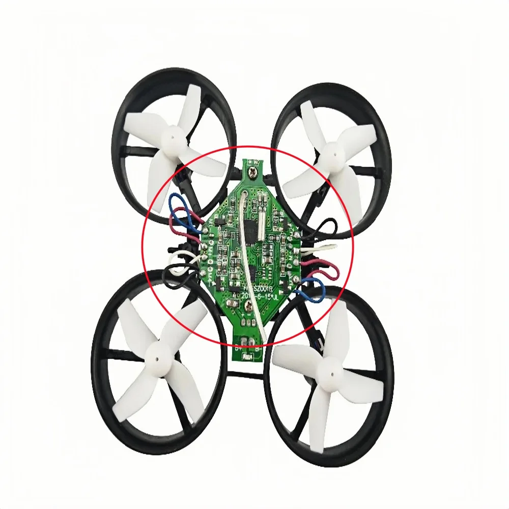 Complete DIY Drone Kit 2.4G 6Axis Gyro Headless 3D Roll Eachine E010 JJRC H36 FPV Receiver Transmitter Motor Propeller Battery view 5