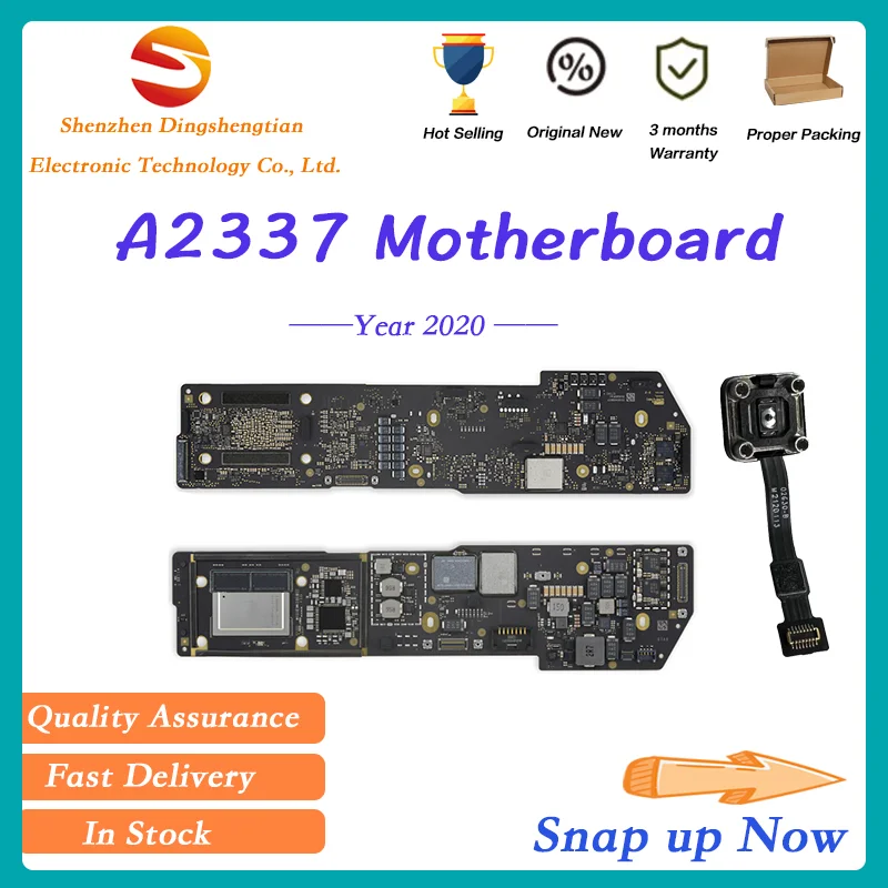 Imagem -01 - Placa-mãe para Macbook Air 13 Placa Lógica com Botão de Toque Emc 3598 Ram 8gb 16gb Ssd 256gb 500gb 1tb 82002023 m1 A2337 placa mae para macbook air 13 placa logica com botao de toque emc 3598 ram 8gb 16gb ssd 256gb 500gb 1tb 82002023 m1 a2337 01