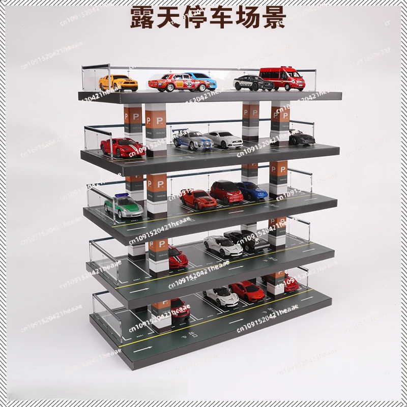 

Suitable for juguete estante de almacenamiento vitrina almacenamiento de coche coche estacionamiento simulación garaje