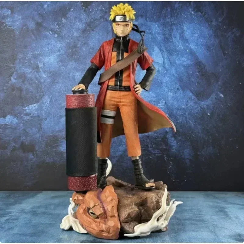 32 centimetri Naruto Anime Figure Uzumaki Naruto Uchiha Sasuke Action Figure GK Figurine Statua In Pvc Modello Collezione Ornamento Giocattoli Per Bambini