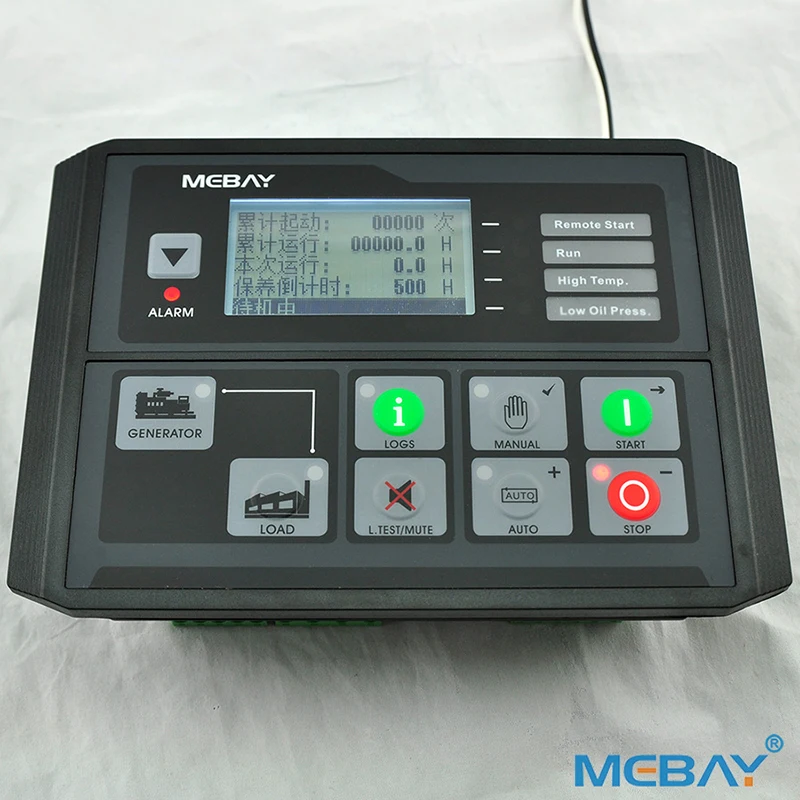 

Mebay DC40D MK3 DC42D MK3 diesel generator automatic start control module generator set parameter monitoring