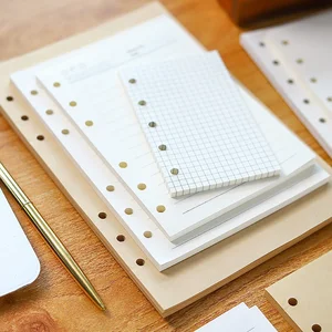 Yüksek kaliteli halka ciltli defter a5, a6, a7, a8, boyut ekleme yedekler gevşek yaprak spiral günlüğü planlayıcısı iç çekirdek 100g kağıt 8 en çok satılan dizüstü bilgisayar, stand - a5-no. 8