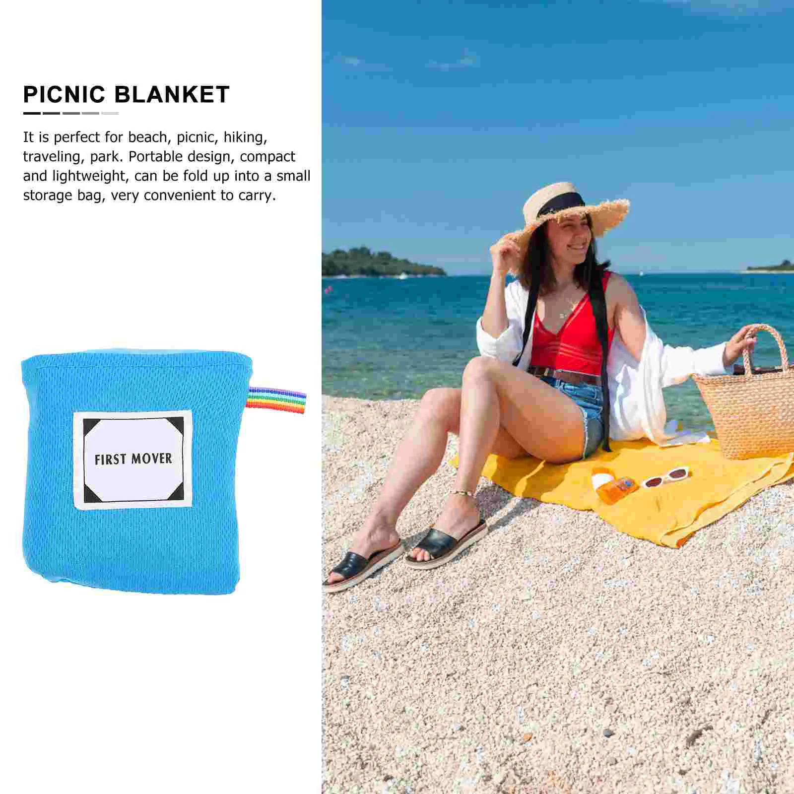 Picnic Mat Outdoor Carpet Portable Seat Cushion Outsoor Rug Folding Play Blanket Waterproof Beach Crawling Camping Durable