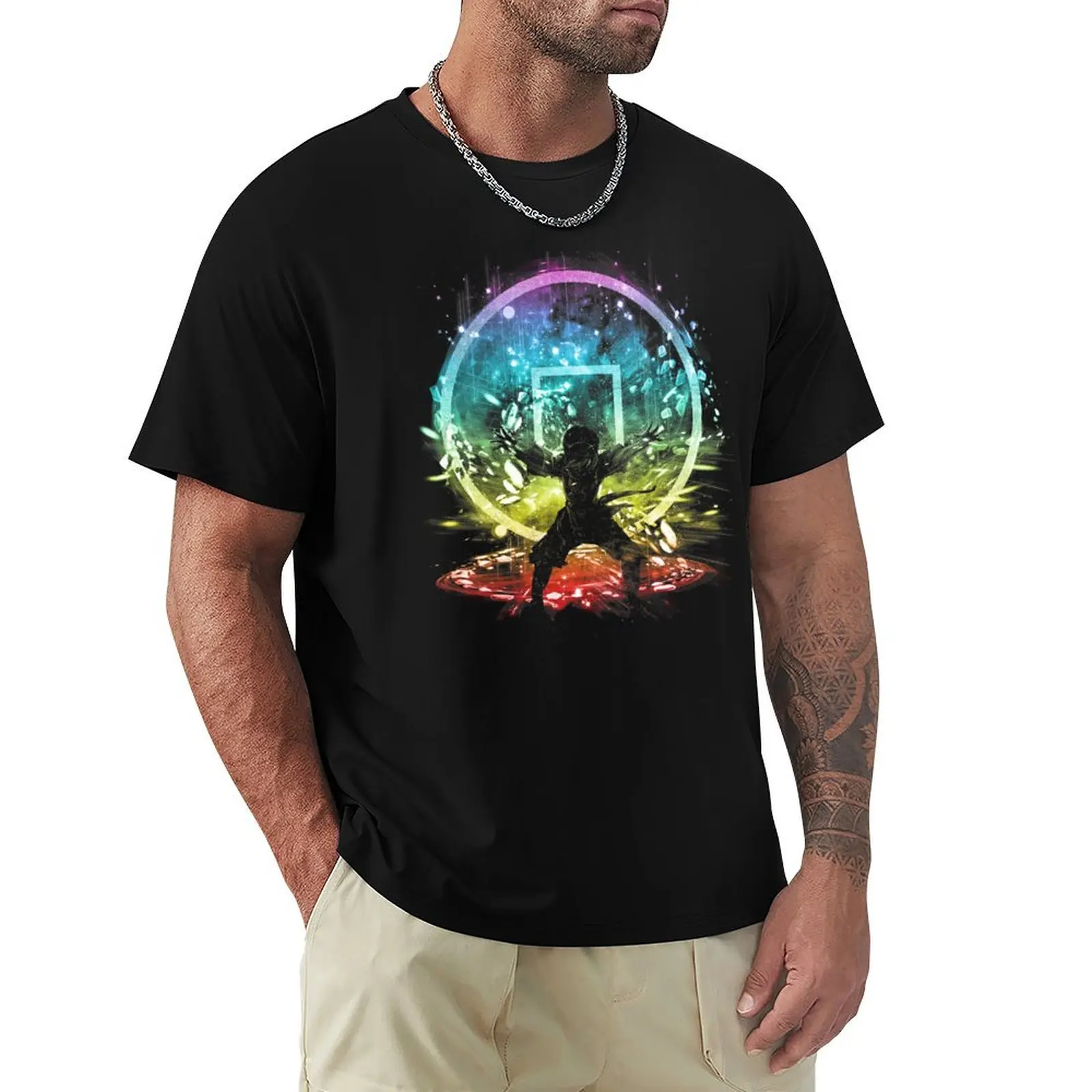 earth storm v2 T-Shirt Plus Size Solid Color T-Shirt