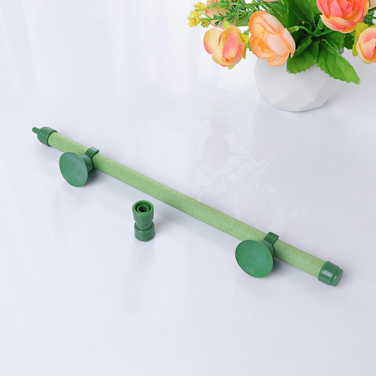 

10 Inches Air Stone Bubble Bar For Aquarium Fish Tank Oxygen Strip With Suction Cups Tube Yellow Aerator Tool Pet