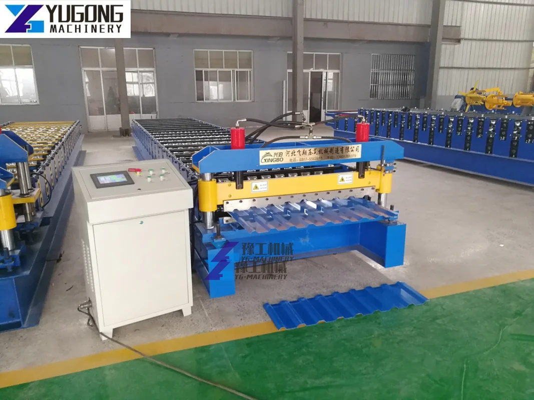 5 Ribs IBR Roofing Panel Roll Forming Machine IBR Roofing Sheet Making Machine Steel Sheet Double Decking Roll Forming Machine