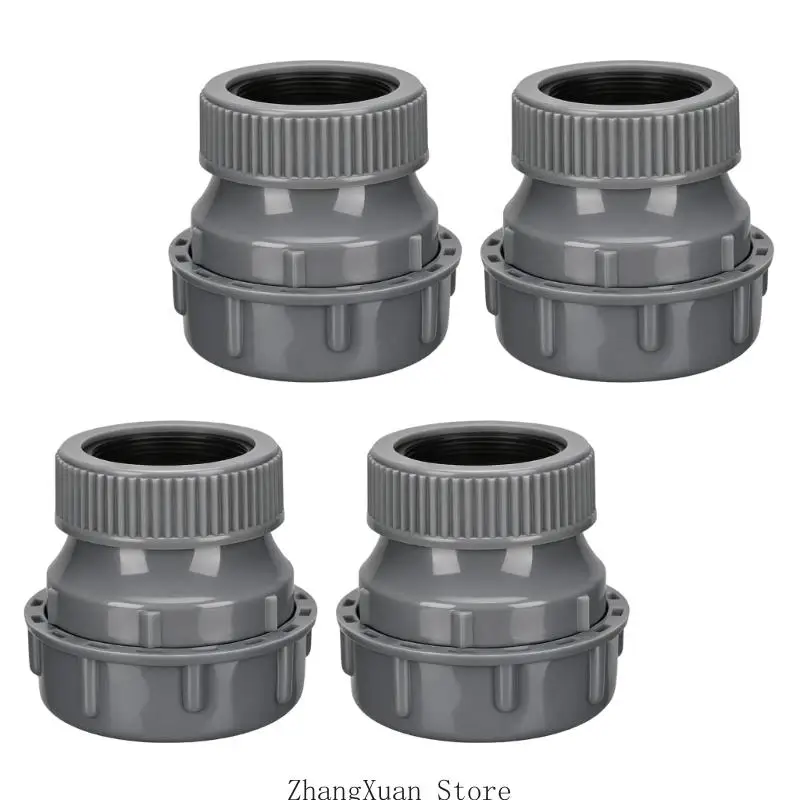 4er-Pack Spülbecken-Abflussadapter-Set mit Gewinde, 1-1/4 Zoll auf 1-1/2 Zoll Gleitgelenk-Adapter aus Polypropylen für – Detail 9