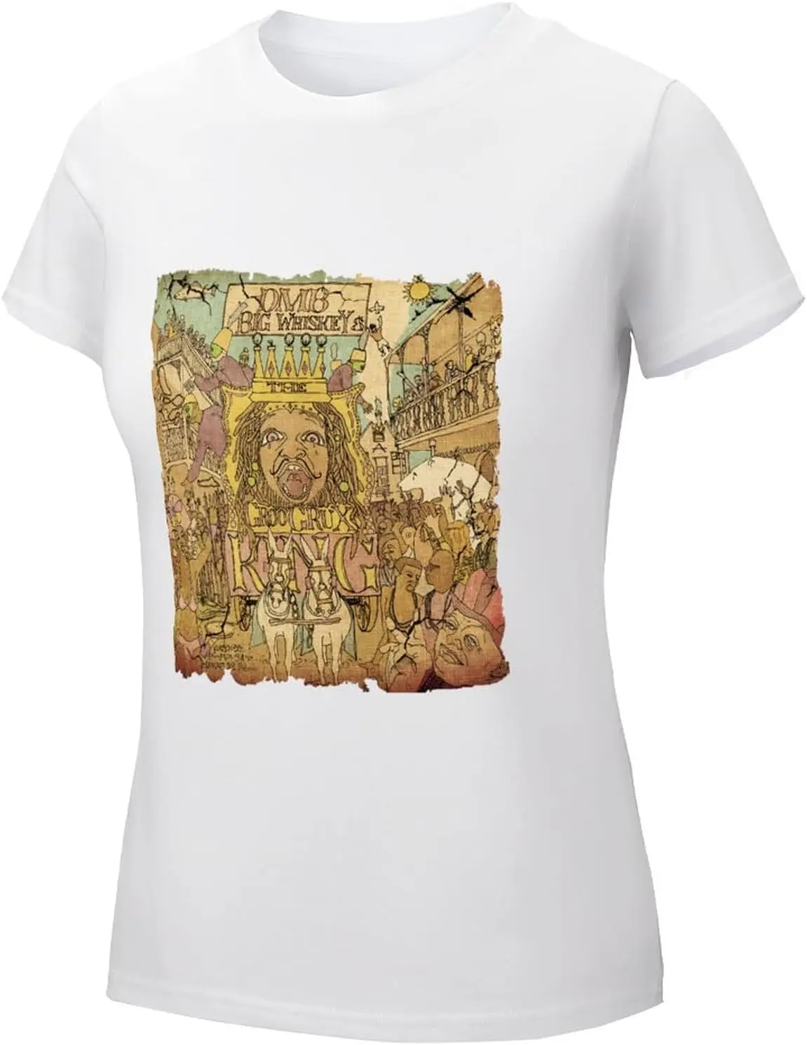 Women's Vintage Short Sleeve Graphic Tees Tshirts Casual Breathable Tops