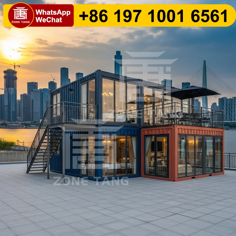 Case prodotte di alta qualità Case prefabbricate per piccole case piatte Case prefabbricate Contenitore per la casa in soccorso in caso di catastrofe multiuso