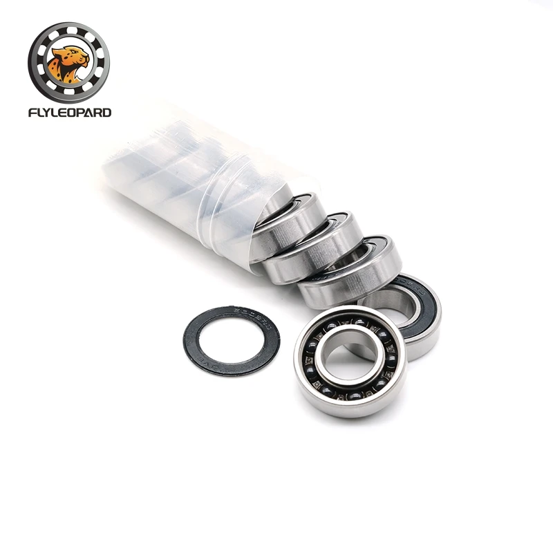 6002 Hybrid Ceramic Bearing 15x32x9 mm ABEC-7 1PC Bicycle Bottom Brackets & Spares 6002RS Si3N4 Ball Bearings