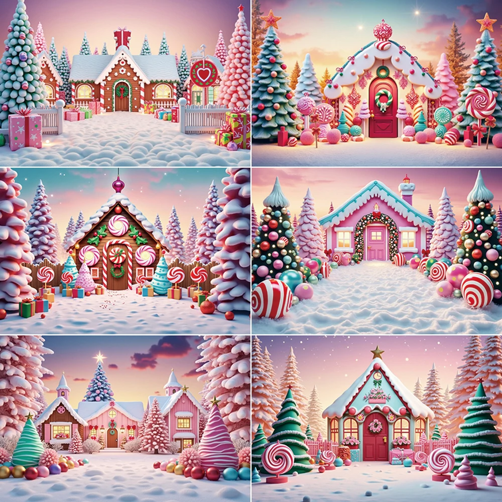 

MOON.QG 2025 Christmas Backdrop Photography Xmas Tree New Year Window Photocall Background Children Photo Studio Photocall Props