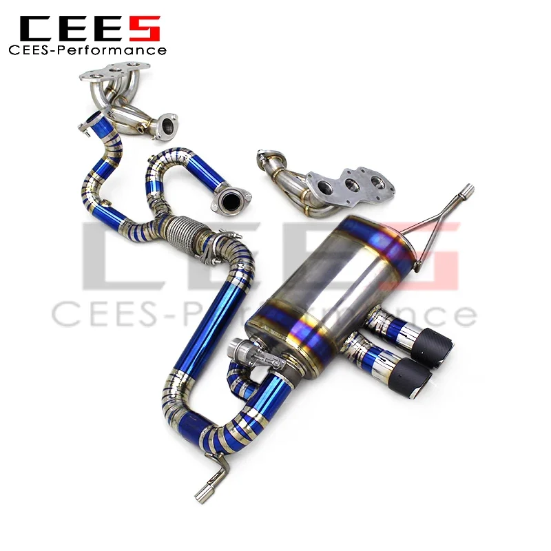 CEES Full Exhaust Pipe For Lotus Exige V6 3.5T 2012-2019 Stainless Steel Exhaust Manifold Y Pipe Titanium Car Exhaust Catback