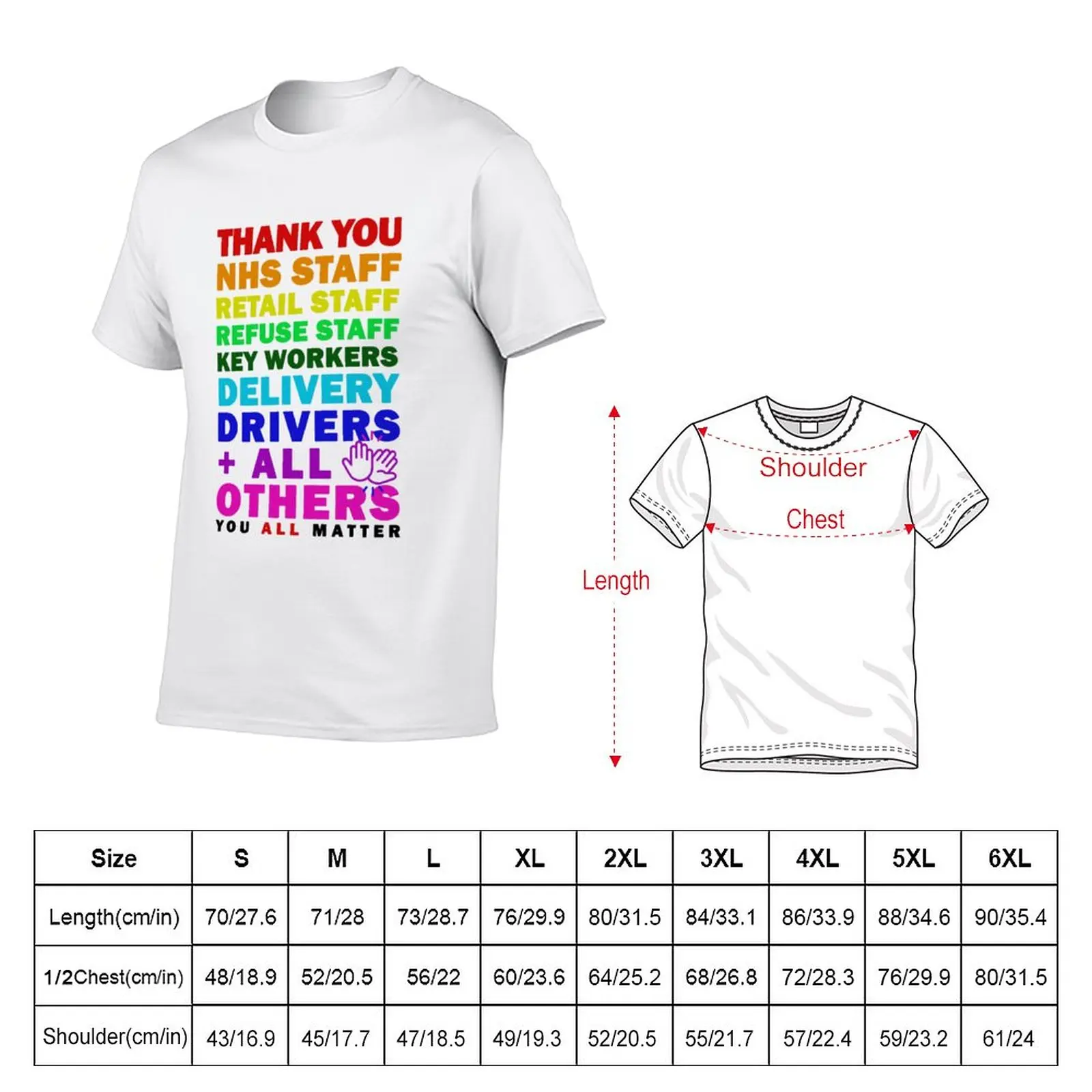 New Thank You All T-Shirt vintage clothes summer top Aesthetic clothing Tee shirt men clothes