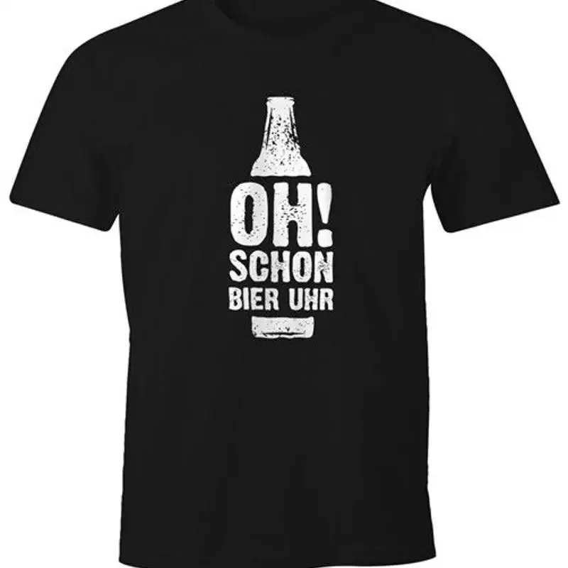 Mens TShirt Oh Already Beer Watch Beer Bottle Fun Shirt Saying Shirt Moonworks®