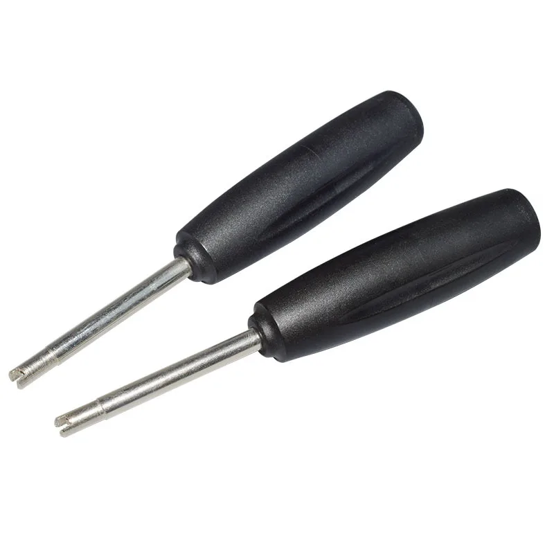Car tire preset torque valve core wrench tool key tire air valve switch disassembly and assembly deflation needle dual-use