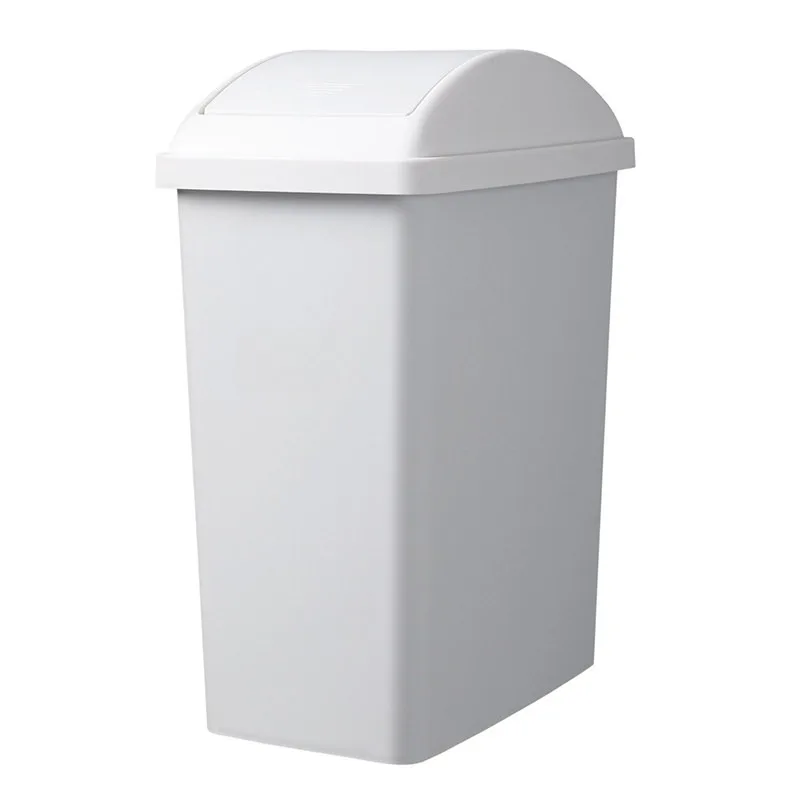 Bathroom narrow slot trash can crack rectangular covered living room shake cover household waste basket
