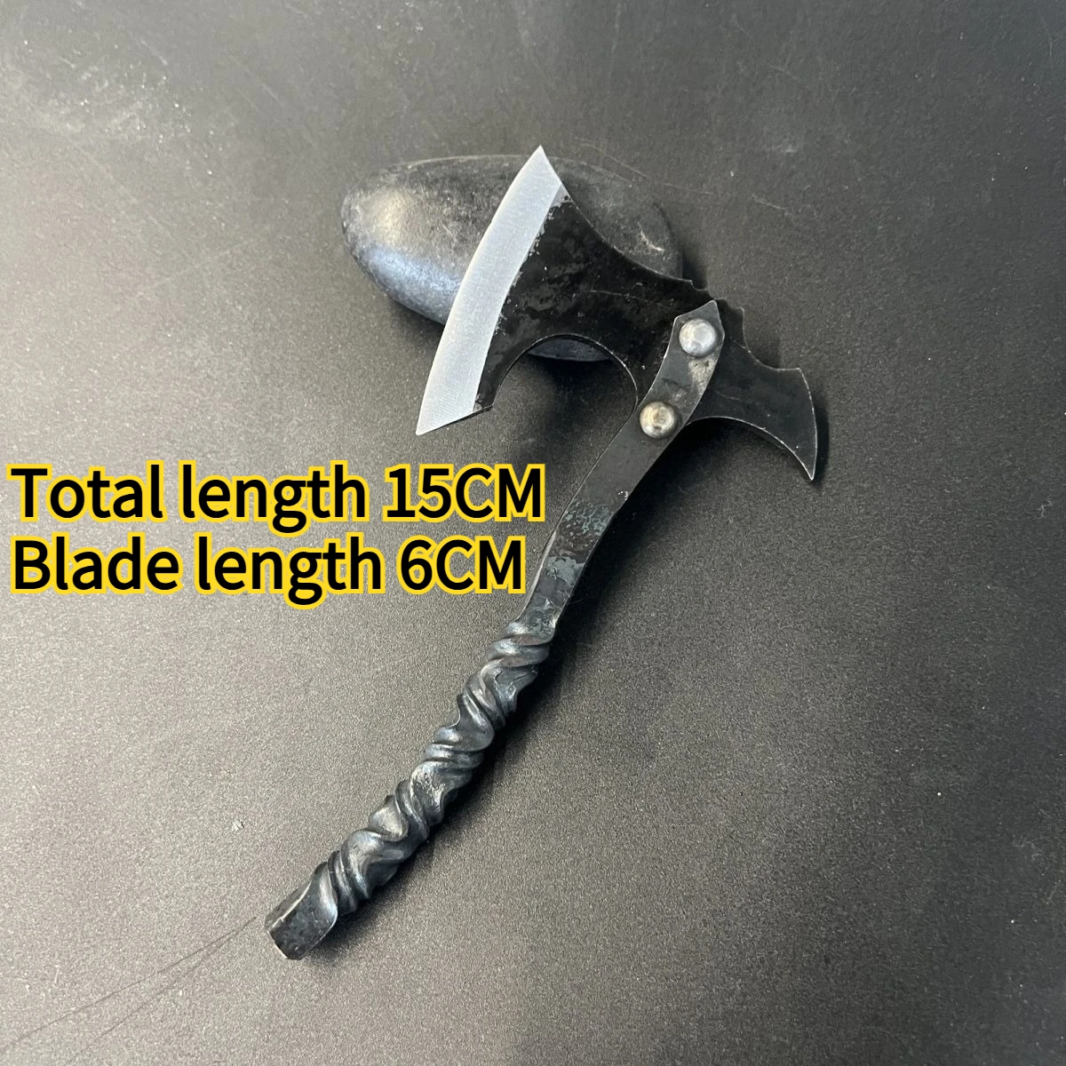 NEW Integrated Twist Pattern Mini Tactical Axe Old Industrial Style Multi Functional Manganese Steel Chopping EDC Axe