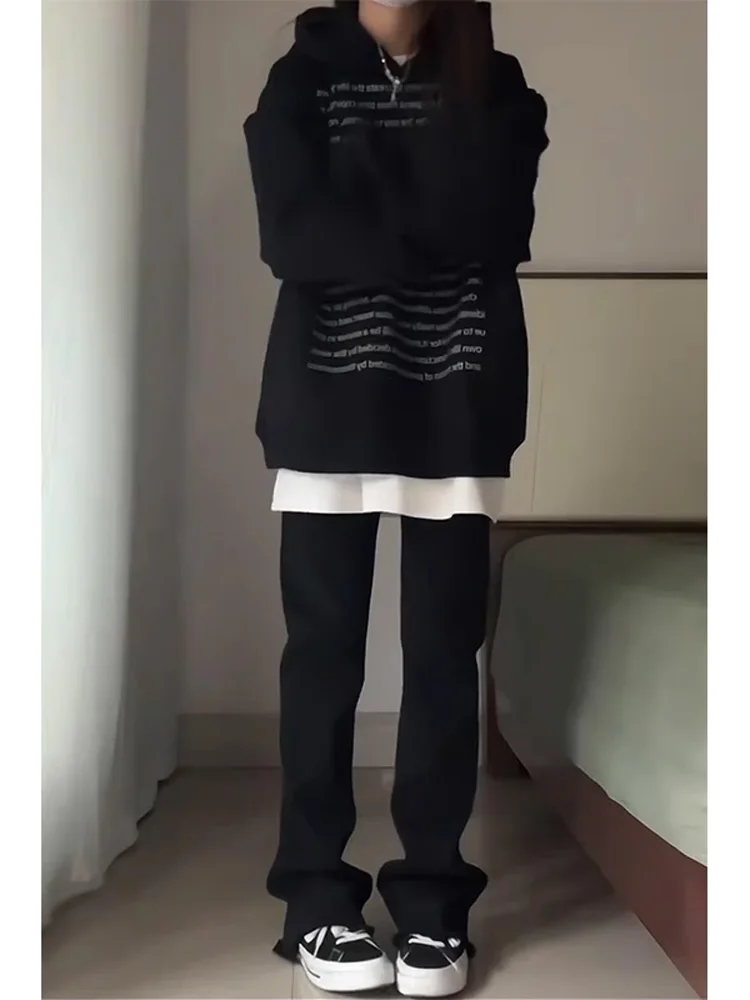 

Tall Men's Slim Fit Straight Leg Jeans American Retro Knife Long Pants Youth Faion Winter Thiened Wear Resistant