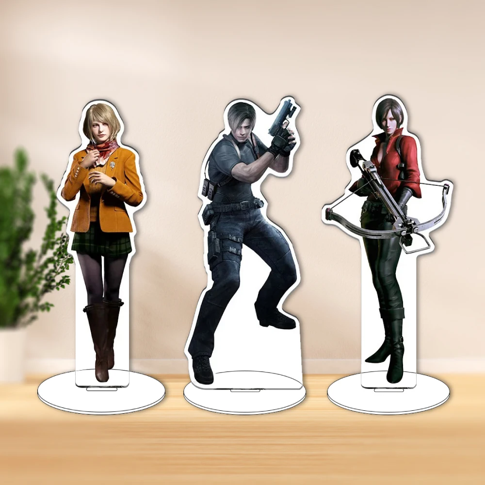 

Diy Resident Evil Figure Show Custom Transparent Acrylic Stand Model Anime Game Peripherals Cartoon Desk Decor Holiday Gifts