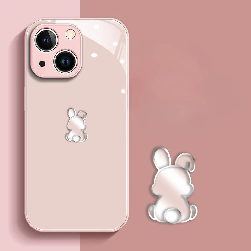 Cartoon-pattern shock-proof phone case, suitable for iPhone 17, 16, 15, 14, 13, 12, 11, etc.