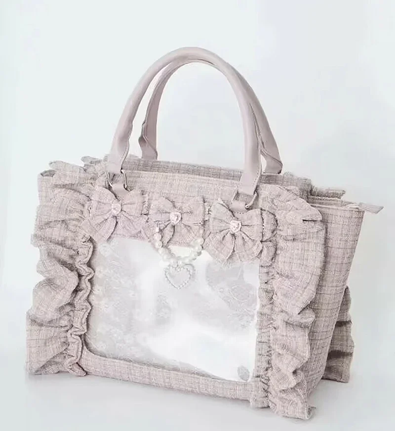 Japanese Style Mine Bags Women Ruffled Lace Lolita Girls