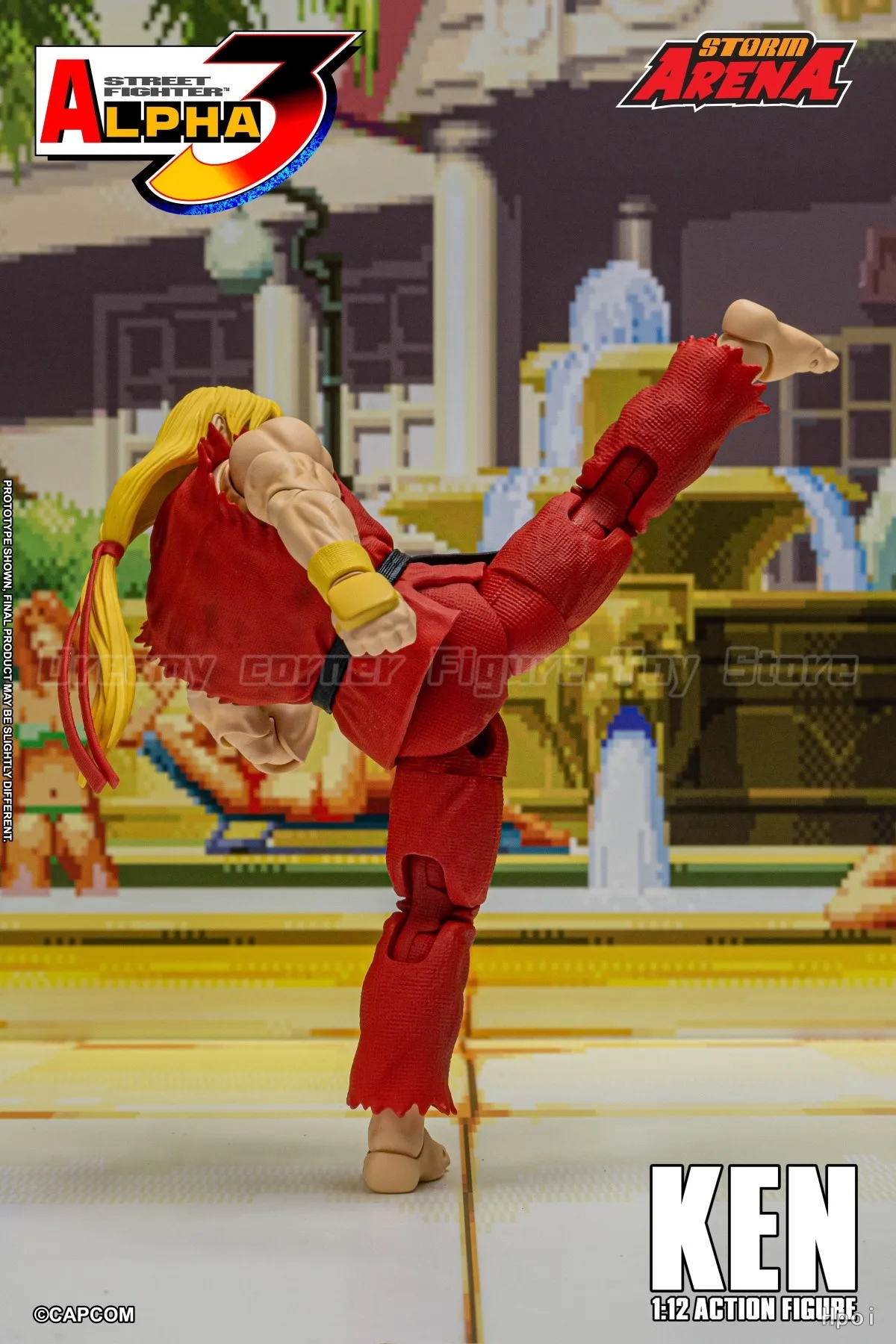【Auf Lager】Original Storm Collectibles STORM ARENA Street Fighter Alpha 3 Ken Masters 1/12 Actionfigur Spielzeug Ornamente Sammlung