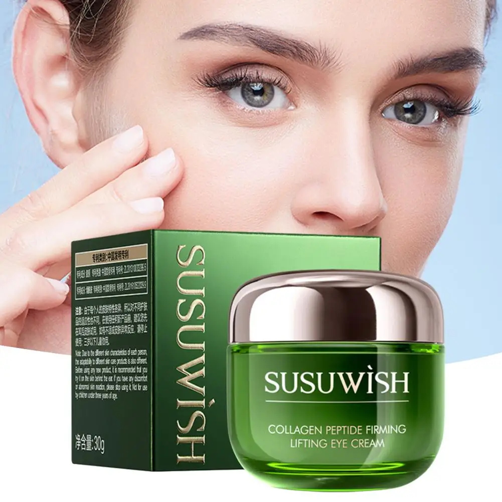 

Collagen Peptide Eye Cream Anti Wrinkle Eye Serum Remove Circles Bags Moisturizing Cream Dark Eye Puffiness Skincare Repair L0A1