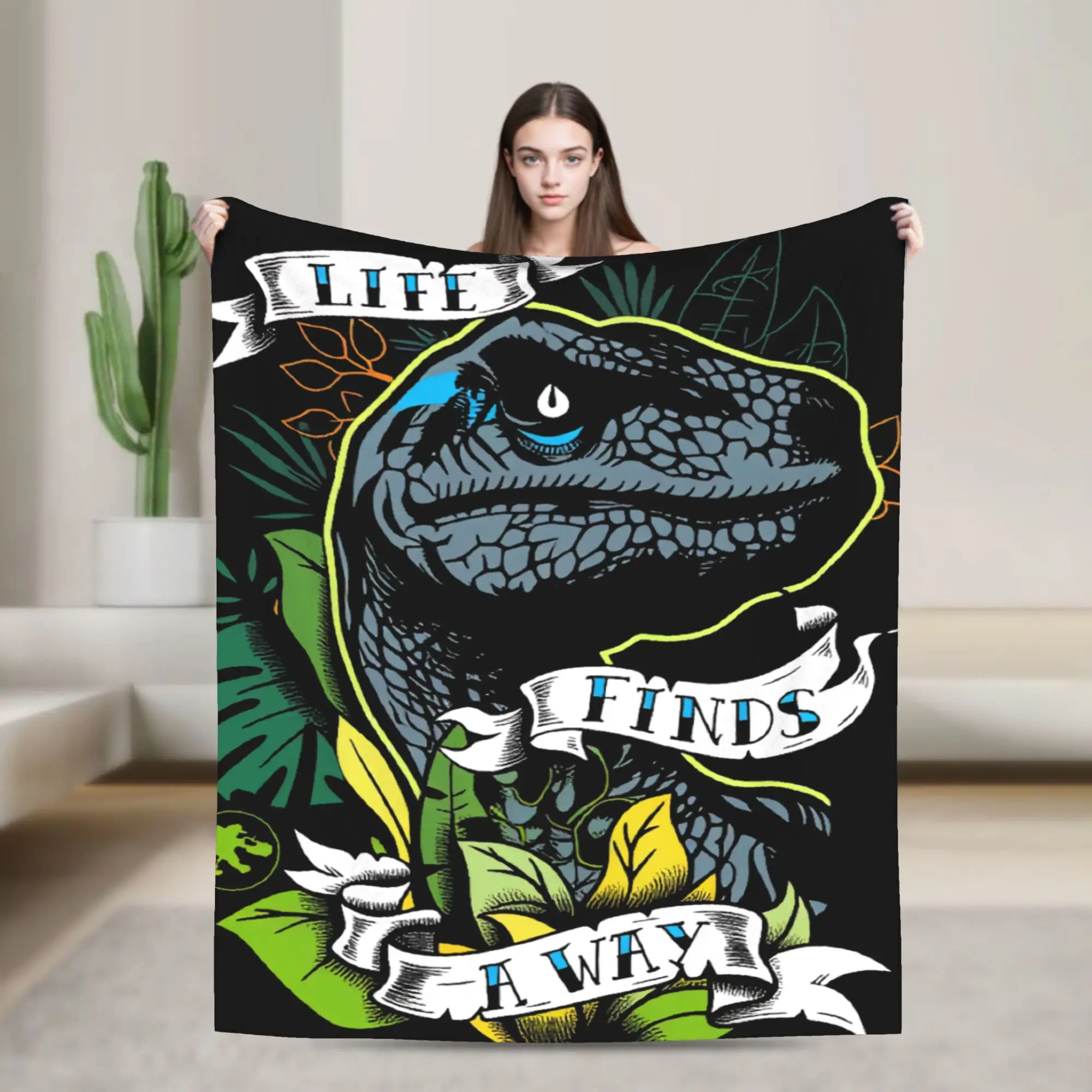 Jurassics World Blanket Adults  Flannel Throw Blanket For Home Decor Soft Comfy Custom Quality Bedspread Present