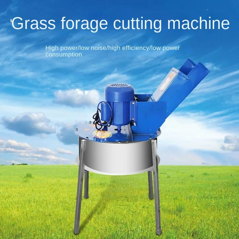 

Feedlot stainless steel grass cutter green feed chopper radish sweet potato slicer agricultural feed processing machine