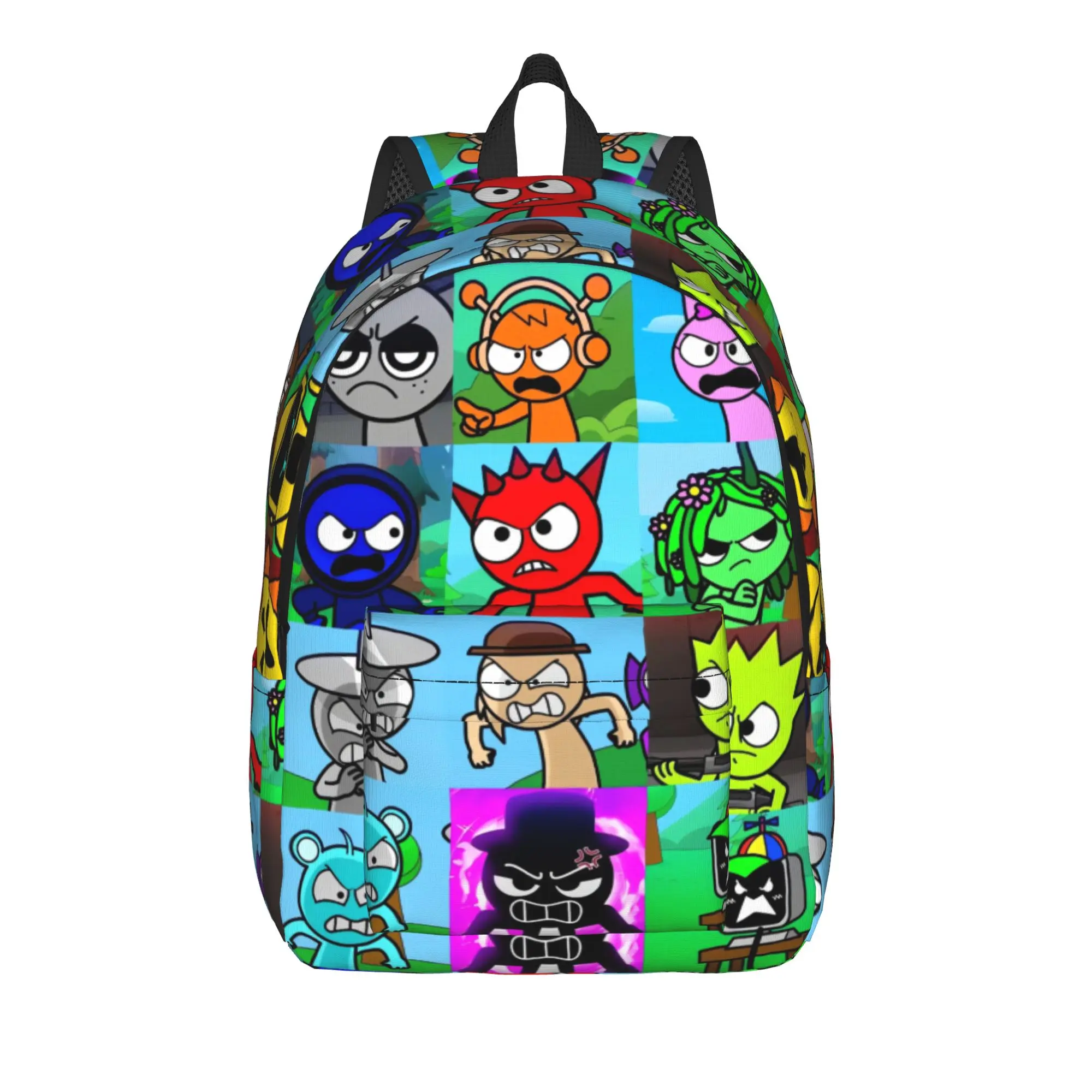 Cartoon S-Sprunkis Backpack  Streetwear Backpacks Women Camping Durable High School Bags Design Rucksack
