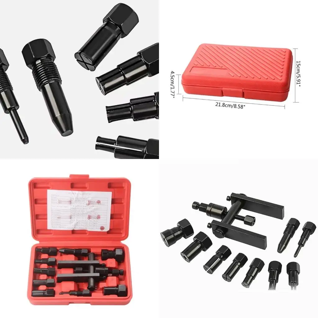 

Набор съемников внутренних подшипников 8-25 мм, съемник внутренних подшипников, инструмент для ремонта из углеродистой стали,