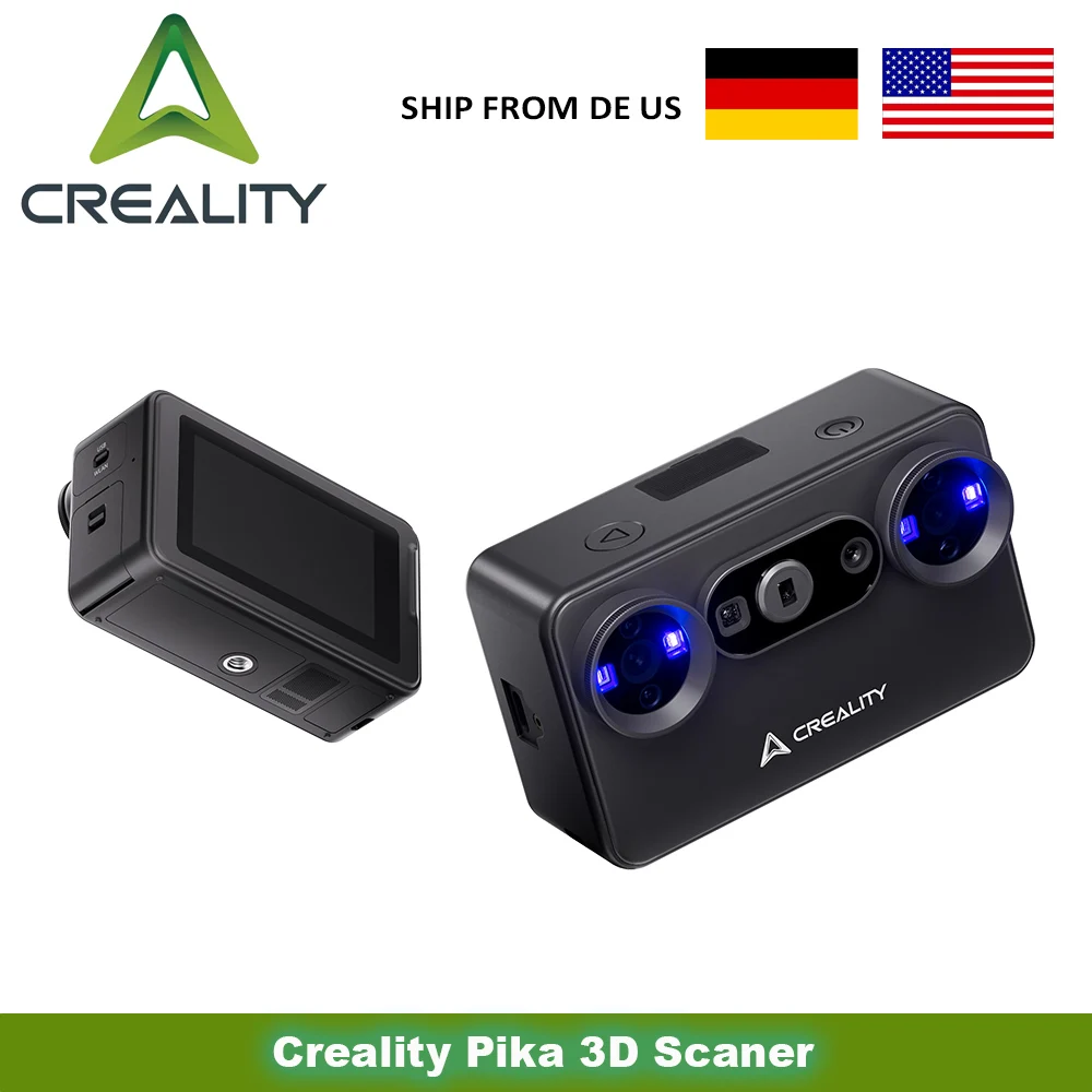 Creality Pika Scanner 7 Blue Laser Lines/NIR Light Wi-Fi6 110FPS High Speed 0.03mm Precision Portable Mini 3D Scan Handheld 3d S