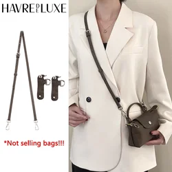 Cowhide Leather Crossbody Bag Shoulder Strap Fit for Longchamp Terra mini Replacement without punching modification Accessories