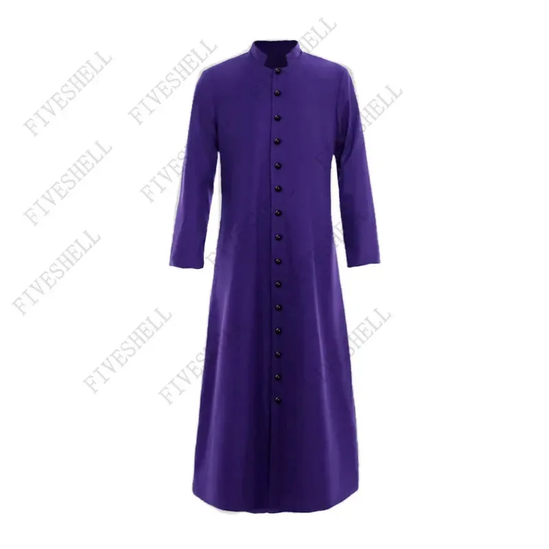 

aaa12 3Хэллоуин косплей легенда духовенство с характером средневековый священник облачения римский священник халат ряса костюм