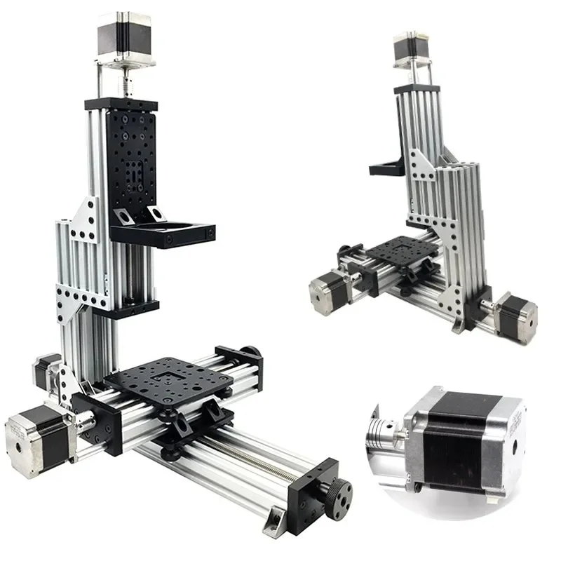 OpenBuilds MiniMill 3-Axis CNC Mechanical Kit DIY Desktop Frame for Engraving MDF Wood Acrylic Metal PCB Cutting Milling Machine - view 2