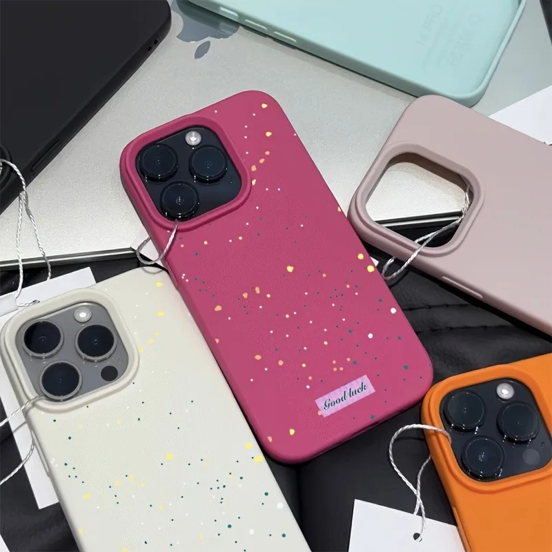 موجة نقطة Lichee نمط جراب هاتف ل Xiaomi Poco X7 برو 5G M6 برو 4G X5 X6 F5 F6 F7 X7 للصدمات لينة سيليكون الوفير غطاء