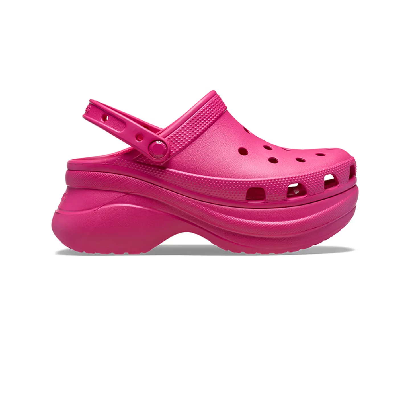 Crocs Classic BAE Clog Women's Dragon Fruit High-Top Clogs – Little Whale Solid Color, Stylish & Comfortable 206302-6ZQ