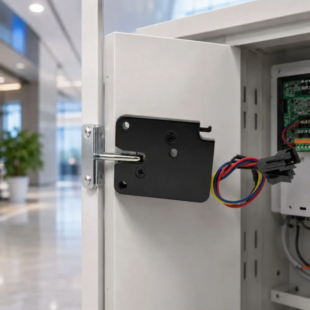 Mini DC 3V-24V Solenoid Lock 50KG Holding Force Universal Electric Lock Durable Access Control Lock Drawer