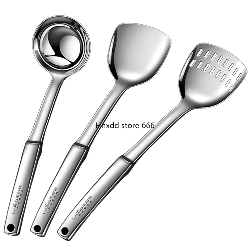 316L stainless steel spatula food grade thickened anti-scalding stir-fry spoon