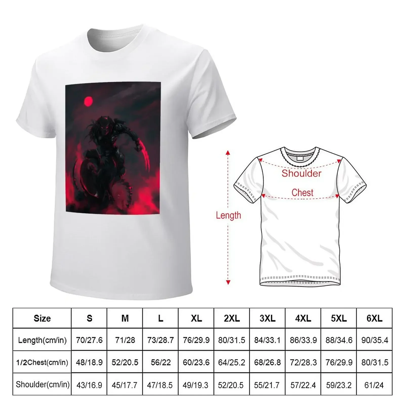 Predator vs Aliens T-shirt Blouse quick-drying Short sleeve tee mens t shirts