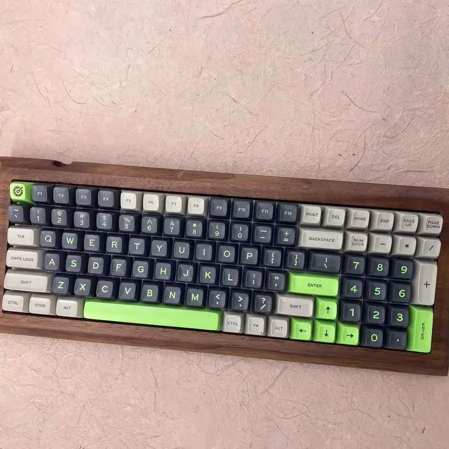 Alice-Teclas de moldagem de duas cores, 172 teclas, PBT SA, SA, Sublimação de tintura, MX Switch, Cap Teclado Mecânico