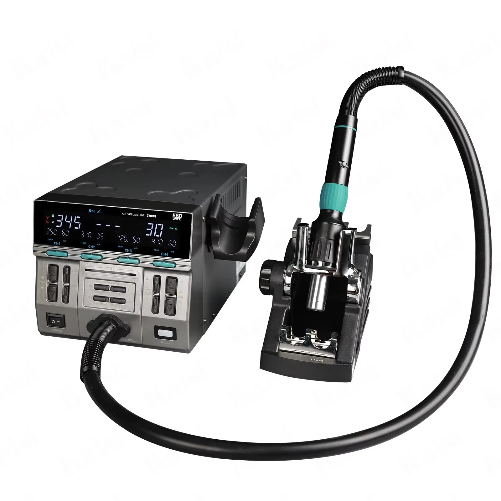 8650pro Curve Edition 1300W Intelligent Digital Hot Air Gun BGA Desoldering Rework Station Mobile Phone Repair Tool