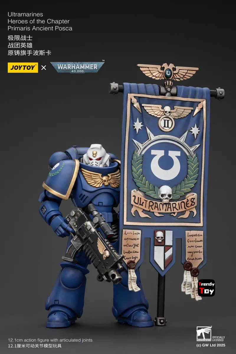 【JOYTOY】 Warhammer 40K Ultramarines Heroes of The Chapter 3PCS 1/18 Action Figure
