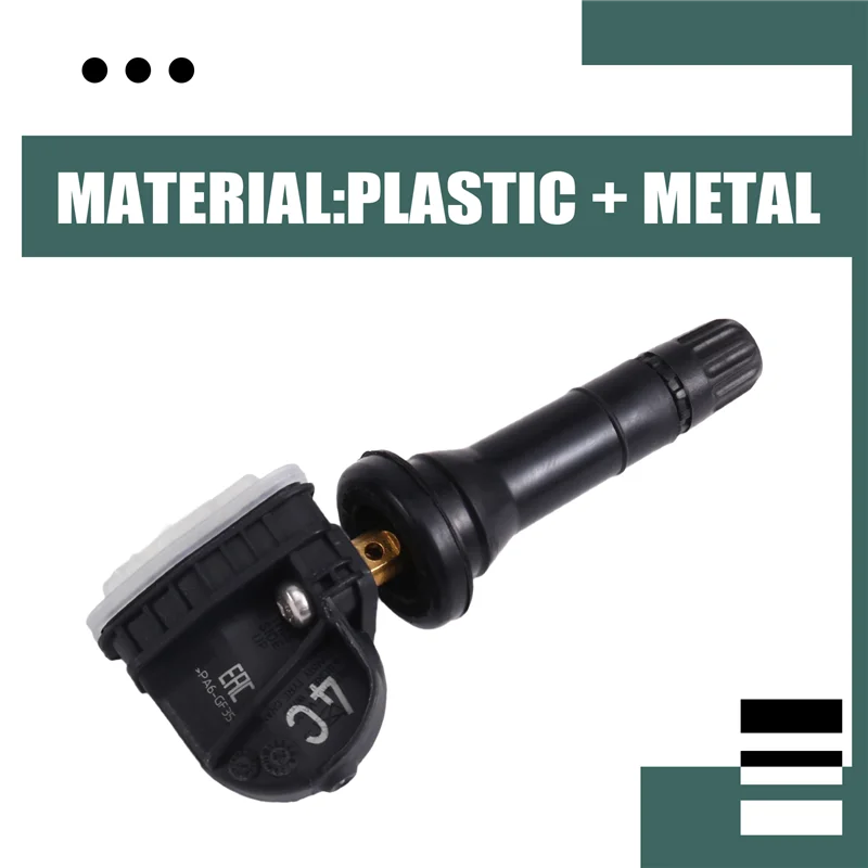 مستشعر ضغط الإطارات لبويك كاديلاك 433 ميجا هرتز 13540603 مستشعر TPMS 4 قطعة #6