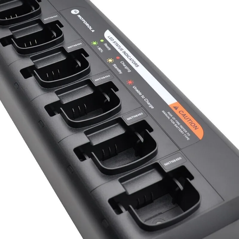 Adecuado para Motorola C1200 P3688 8200 8668i walkie-talkie carga de seis líneas carga multicanal de una sola fila