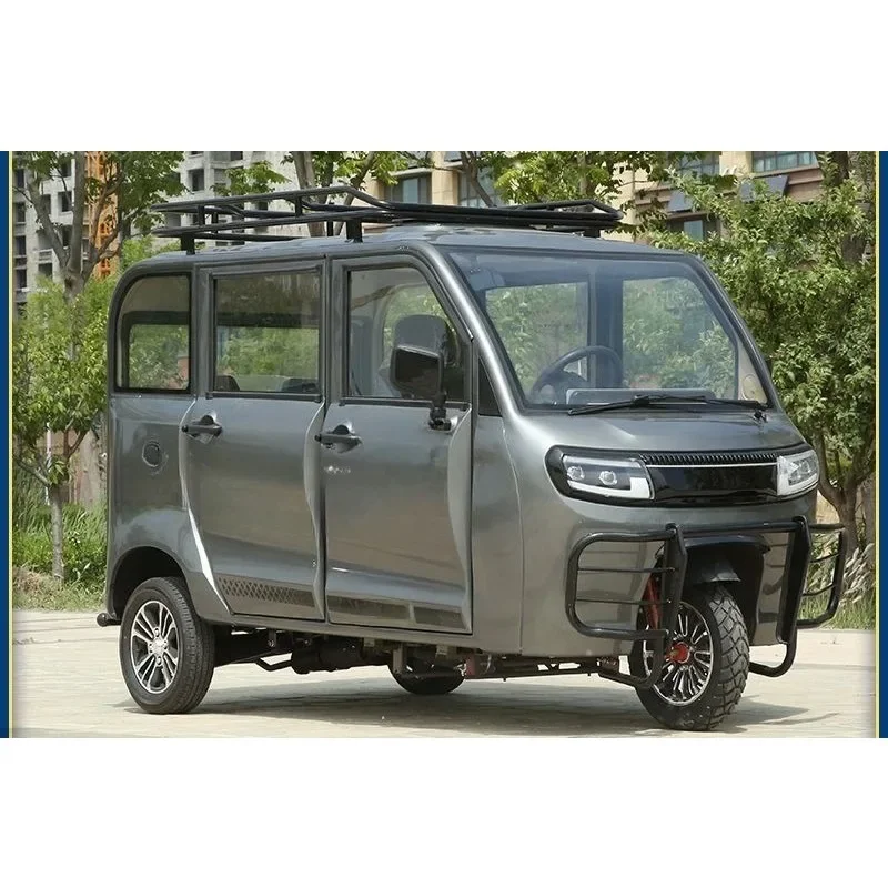Fully enclosed fuel positive three-wheeled motorcycles can be licensed for elderly and disabled passengers and goods