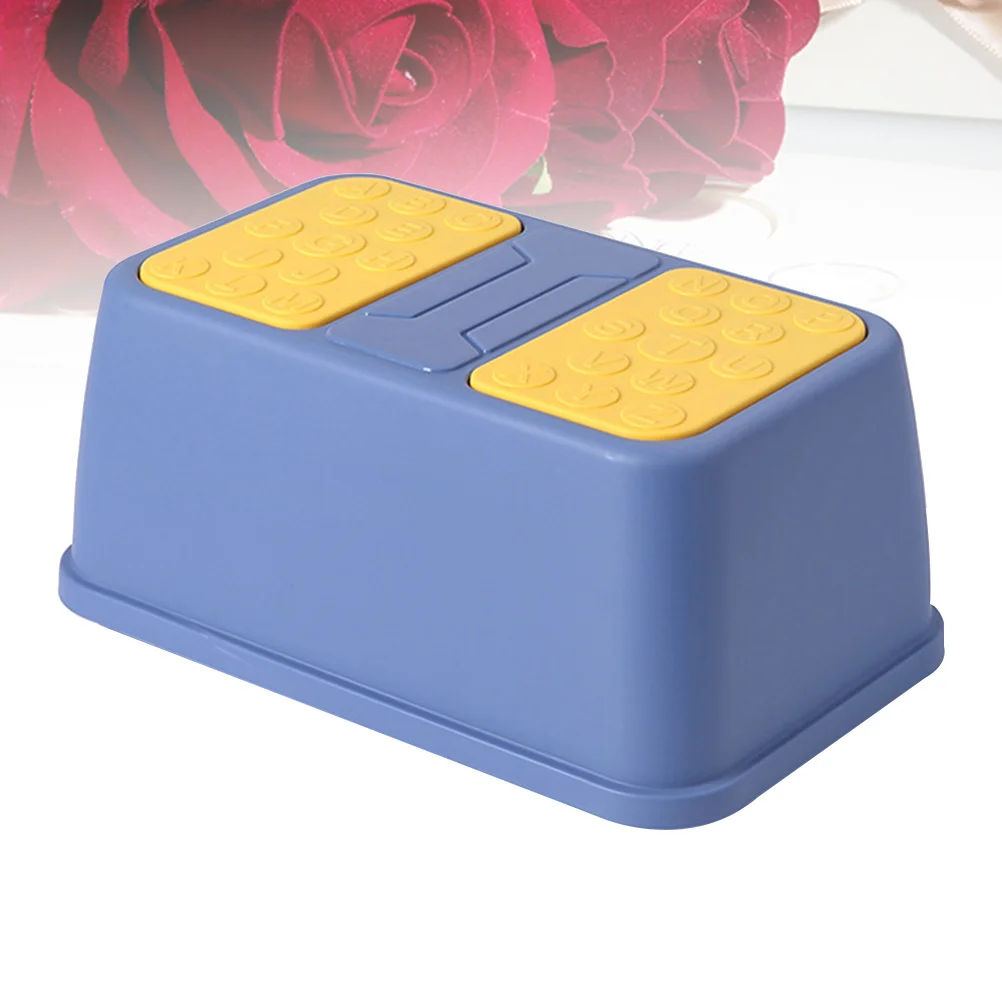 

1 шт., пластиковый для детей, синий нескользящий табурет-ступенька, однослойный детский табурет для ног, тренировочный табурет для мытья рук, домашний детский сад