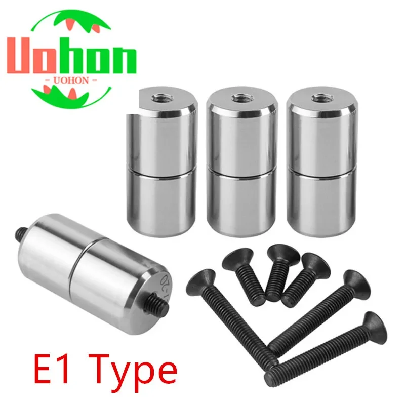 

5pcs E1 Mold Locator Precision Guide Pillar Guide Bush For Mold Parts Round Tapered Zero Degree Tapered Straight Positioning